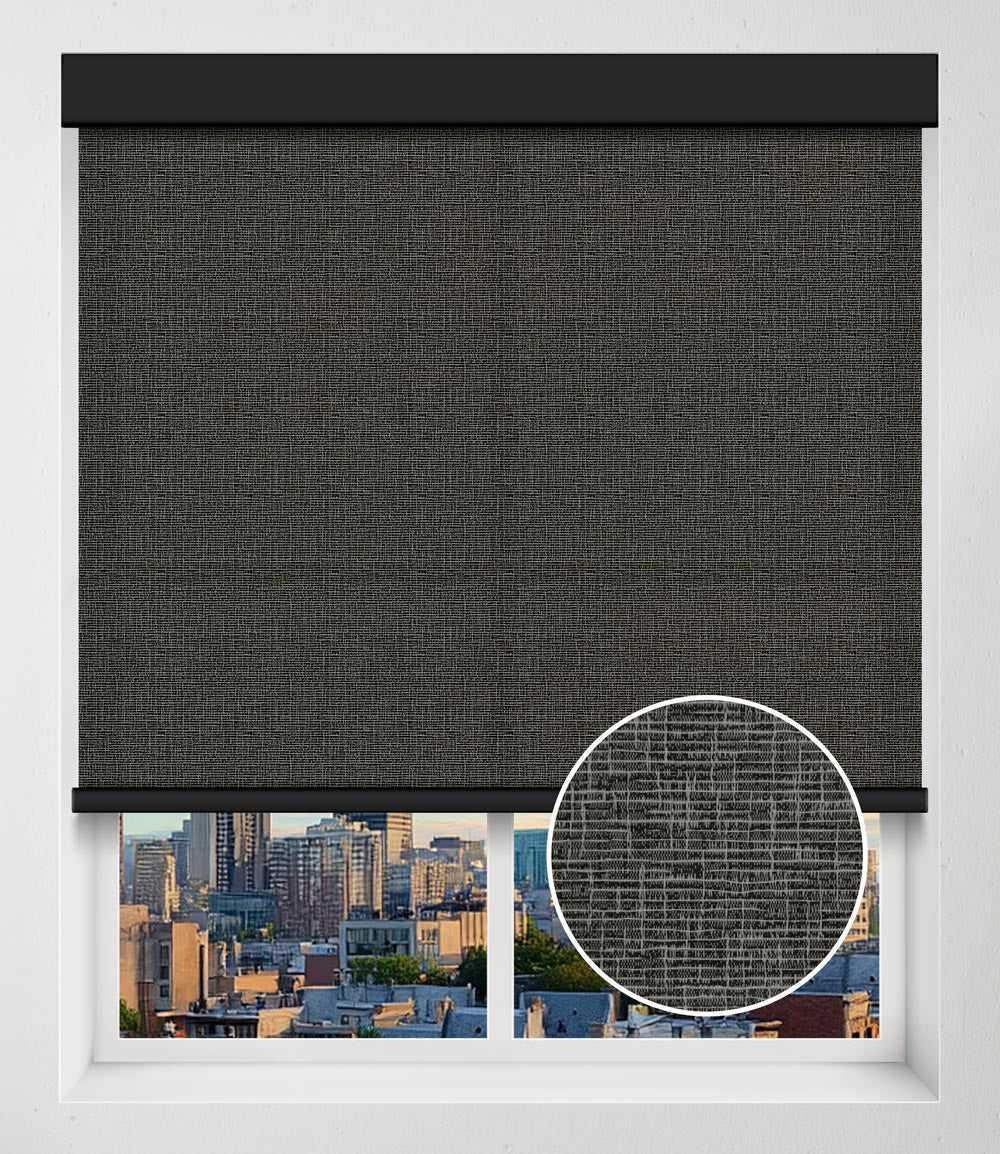 ALBA - HEATHERED BLACK