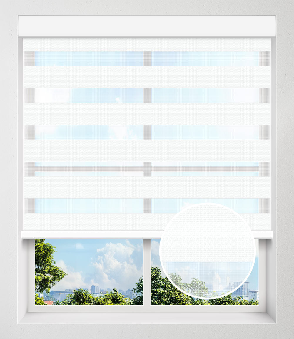 SOMA WIDE SHEER - WHITE