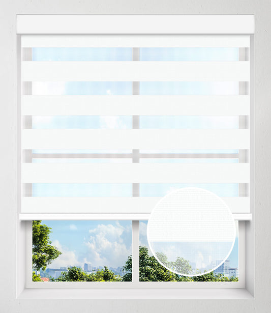 SOMA WIDE SHEER - WHITE
