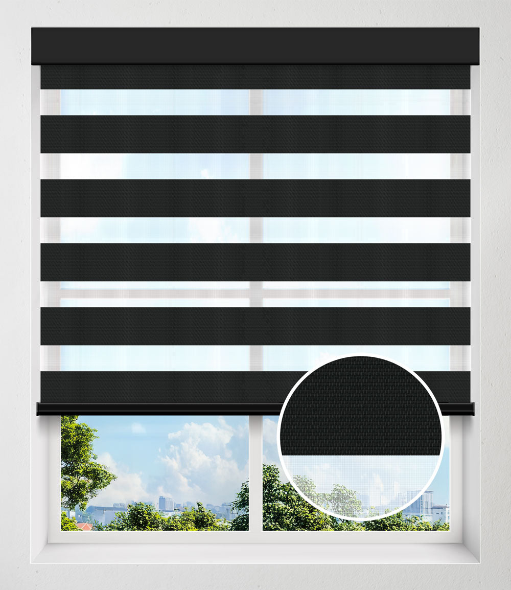 SOMA WIDE SHEER - BLACK