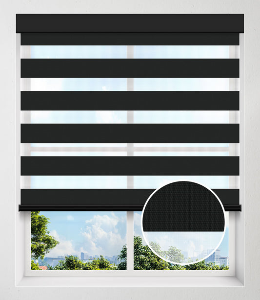 SOMA WIDE SHEER - BLACK