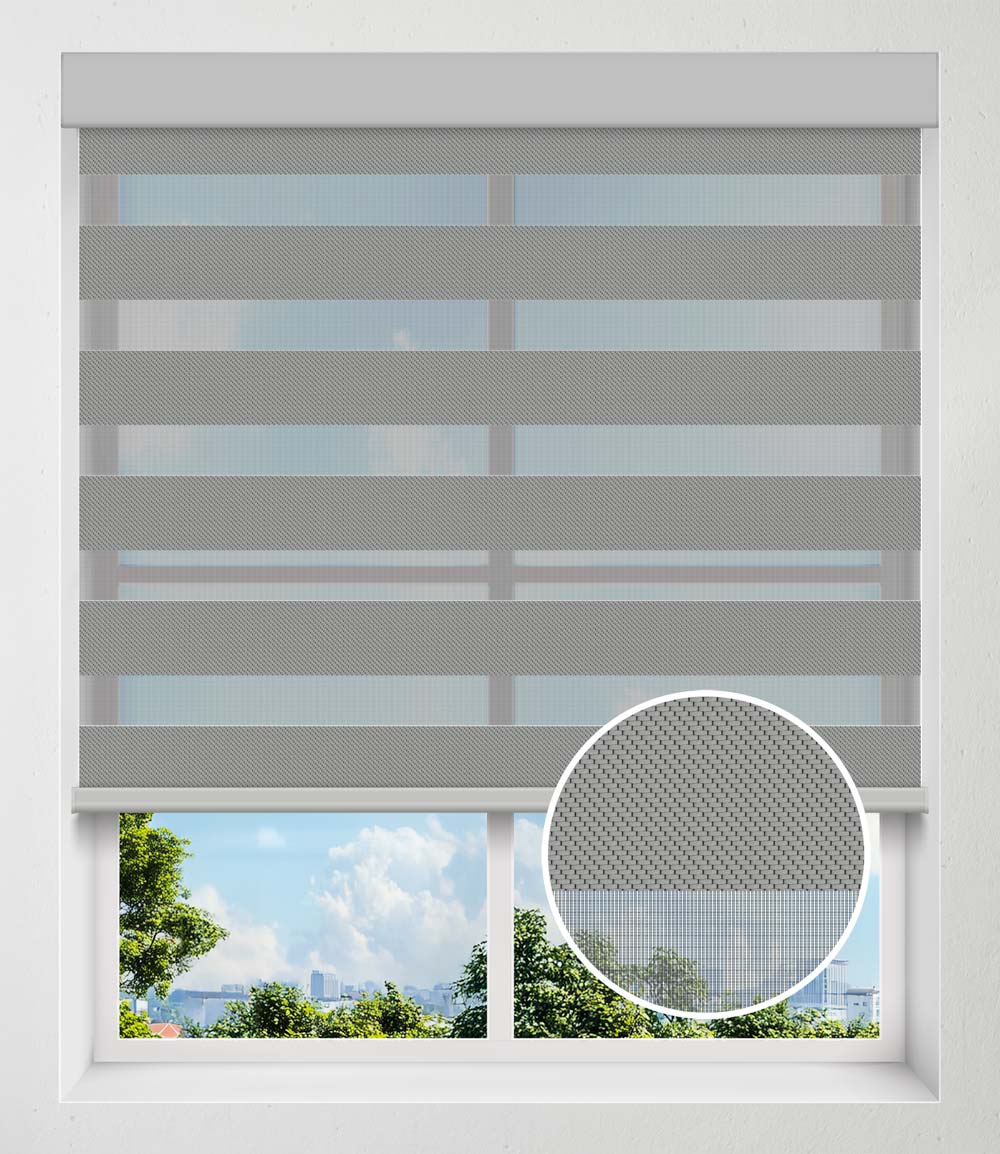 LUMEN BLACK SHEER DARKENING - GREY