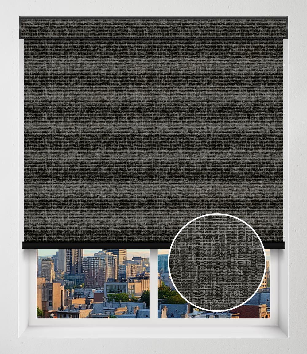 ALBA - HEATHERED BLACK