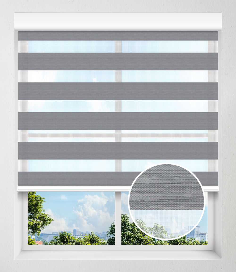 ALTURA WIDE SHEER NO-DRILL - GREY