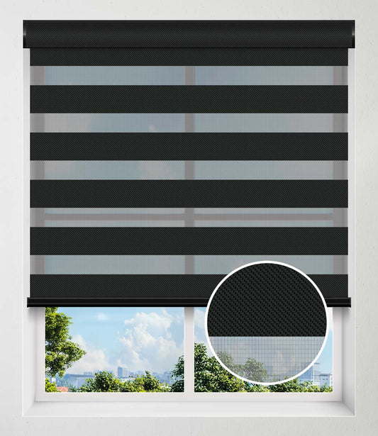 LUMEN BLACK SHEER DARKENING - BLACK