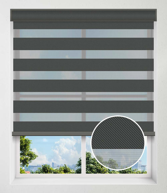 LUMEN BLACK SHEER DARKENING - CHARCOAL