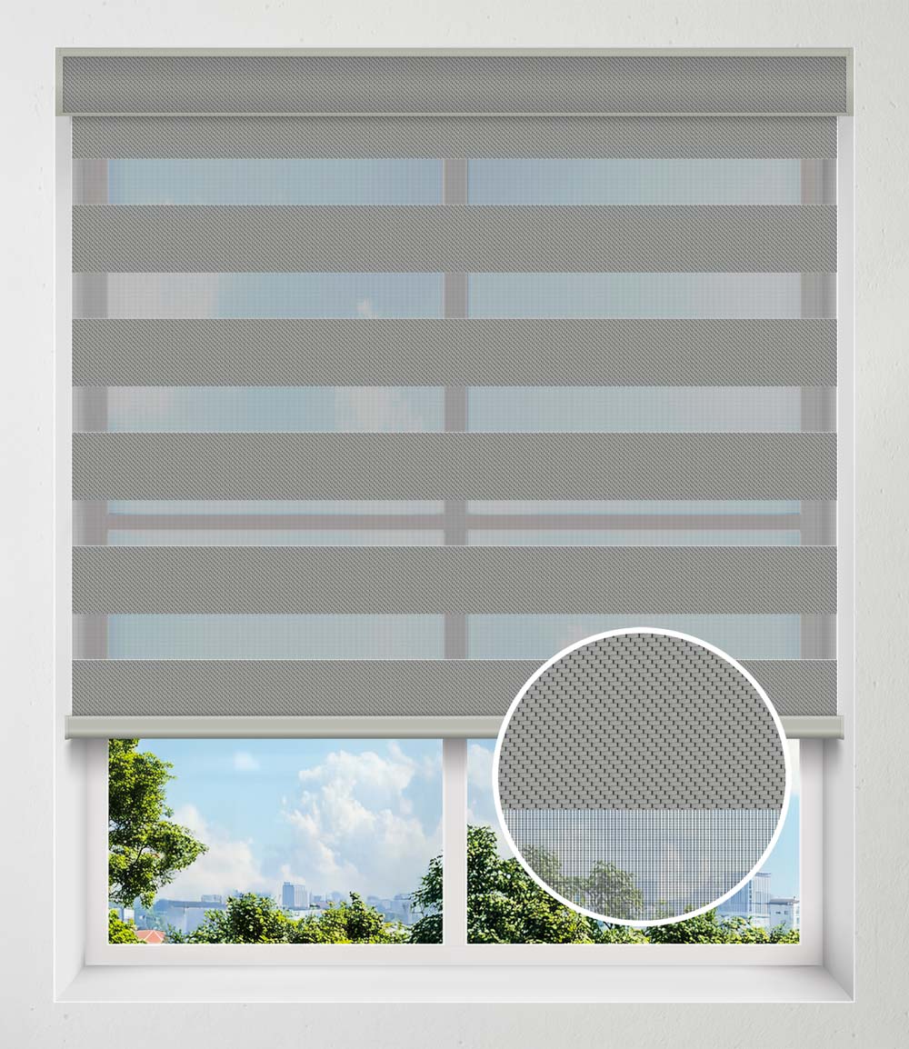 LUMEN BLACK SHEER DARKENING - GREY