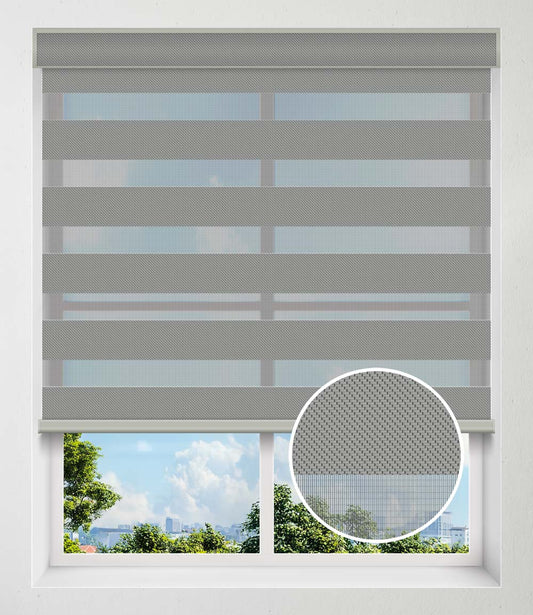 LUMEN BLACK SHEER DARKENING - GREY