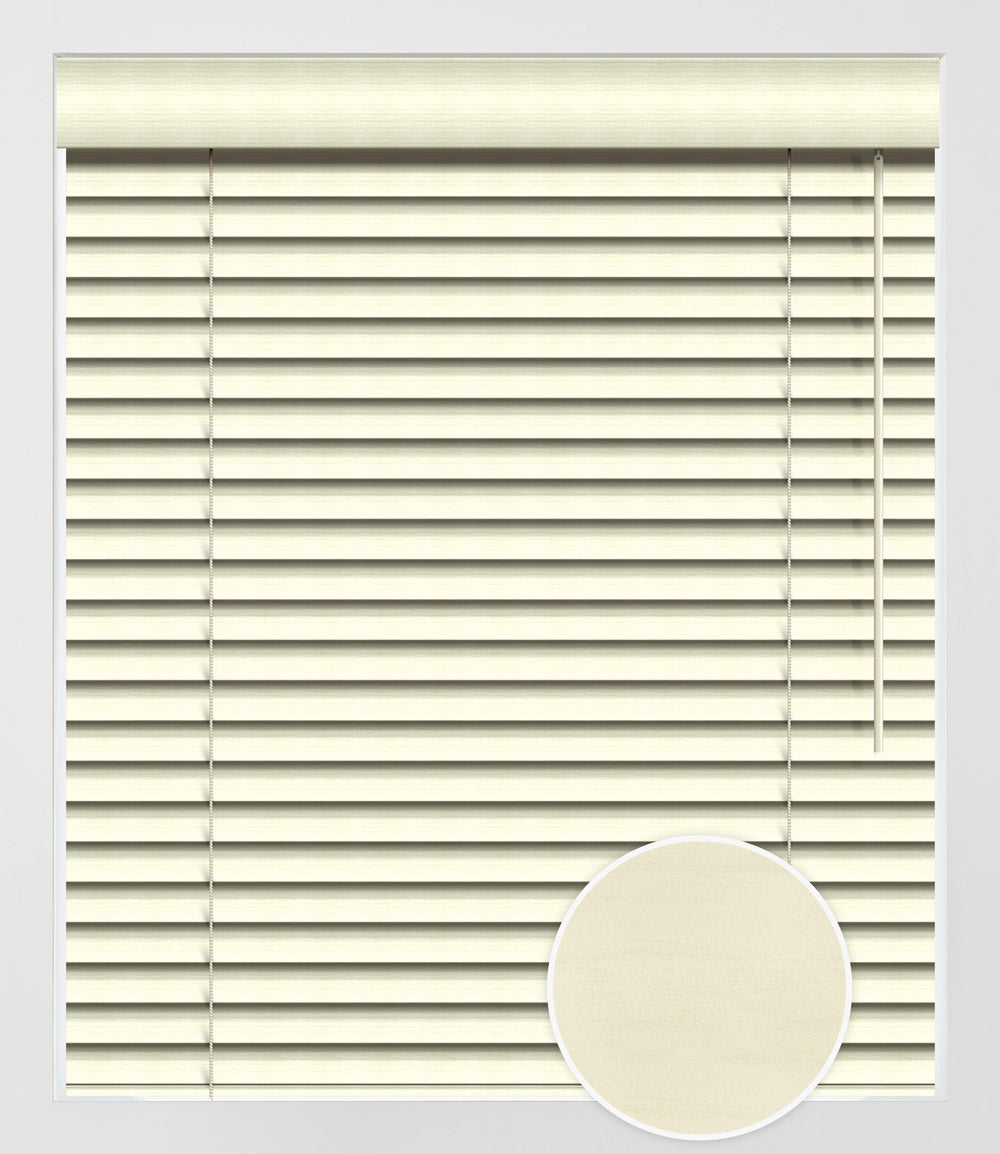 FAUX WOOD NATURA 2'' - IVORY