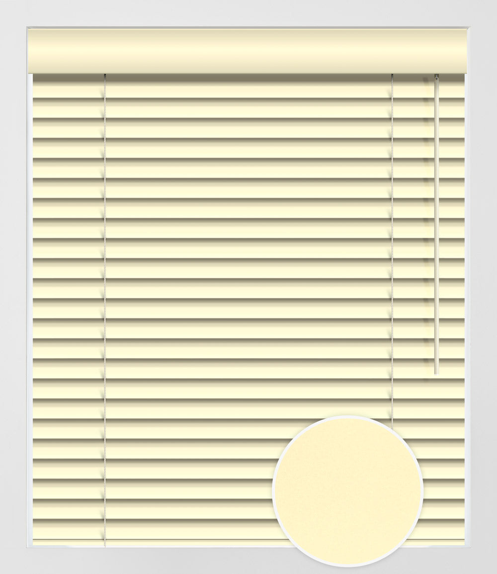 FAUX WOOD UNI-TONE 2'' - IVORY