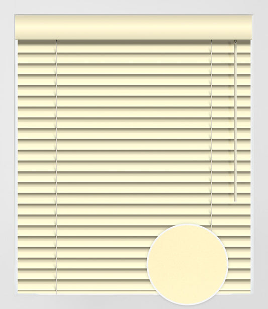 FAUX WOOD UNI-TONE 2'' - IVORY
