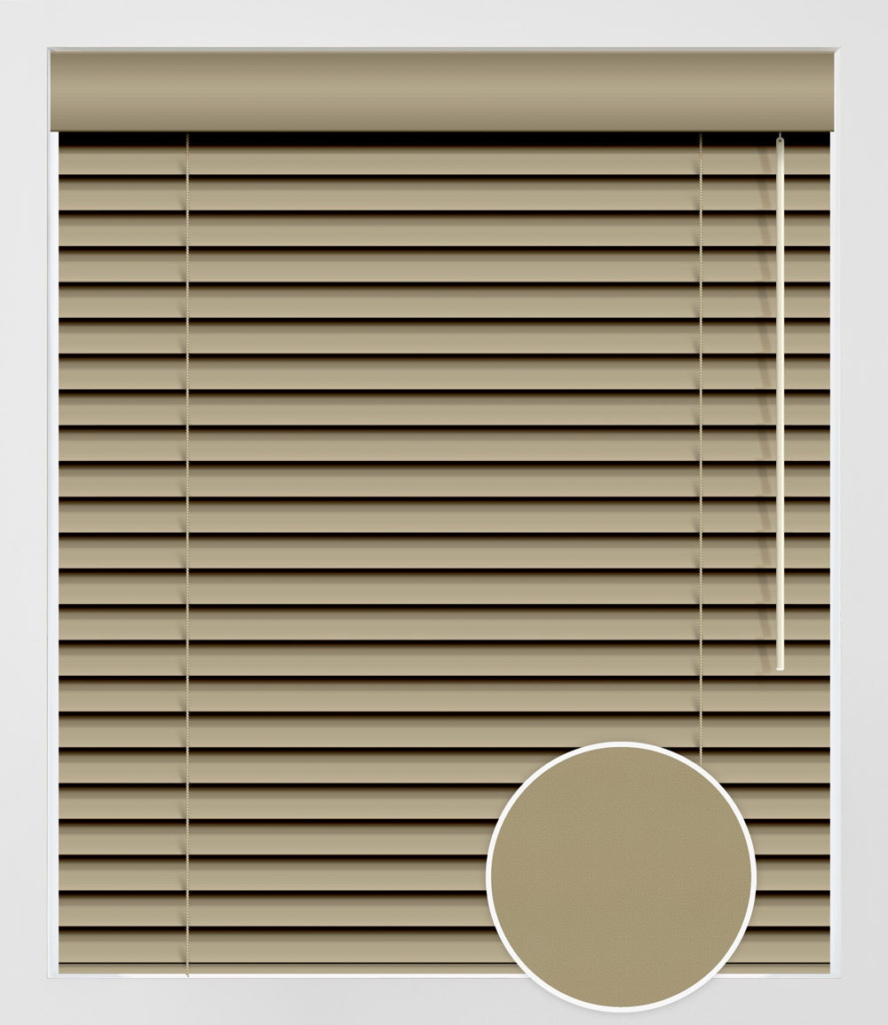 FAUX WOOD UNI-TONE 2'' - SAND