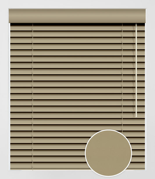 FAUX WOOD UNI-TONE 2'' - SAND