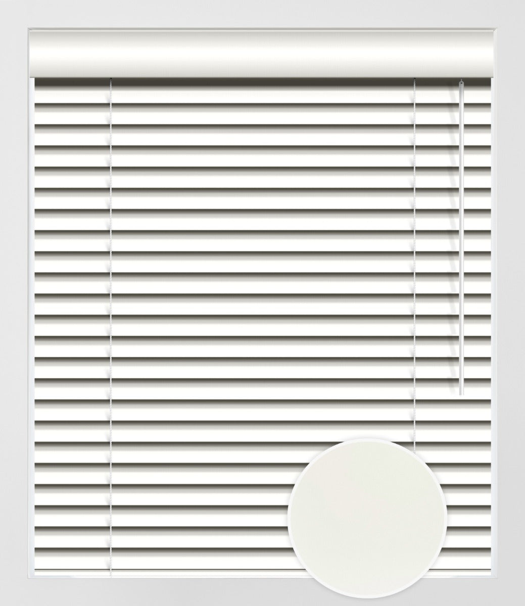 FAUX WOOD UNI-TONE 2'' - WHITE