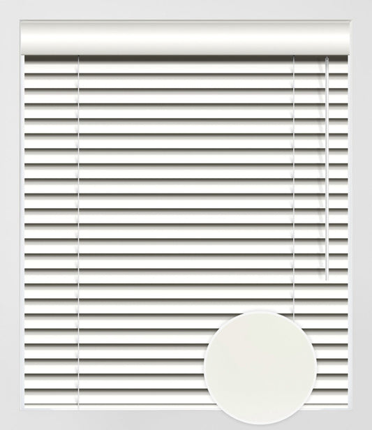 FAUX WOOD UNI-TONE 2'' - WHITE