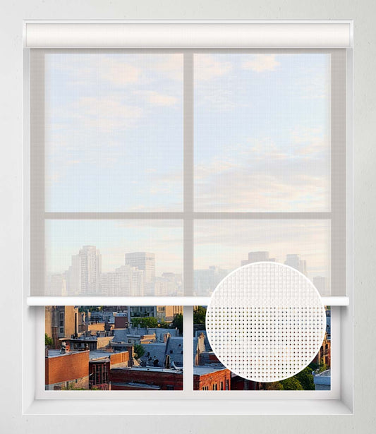 SOLAR SCREEN 5% NO-DRILL - IVORY