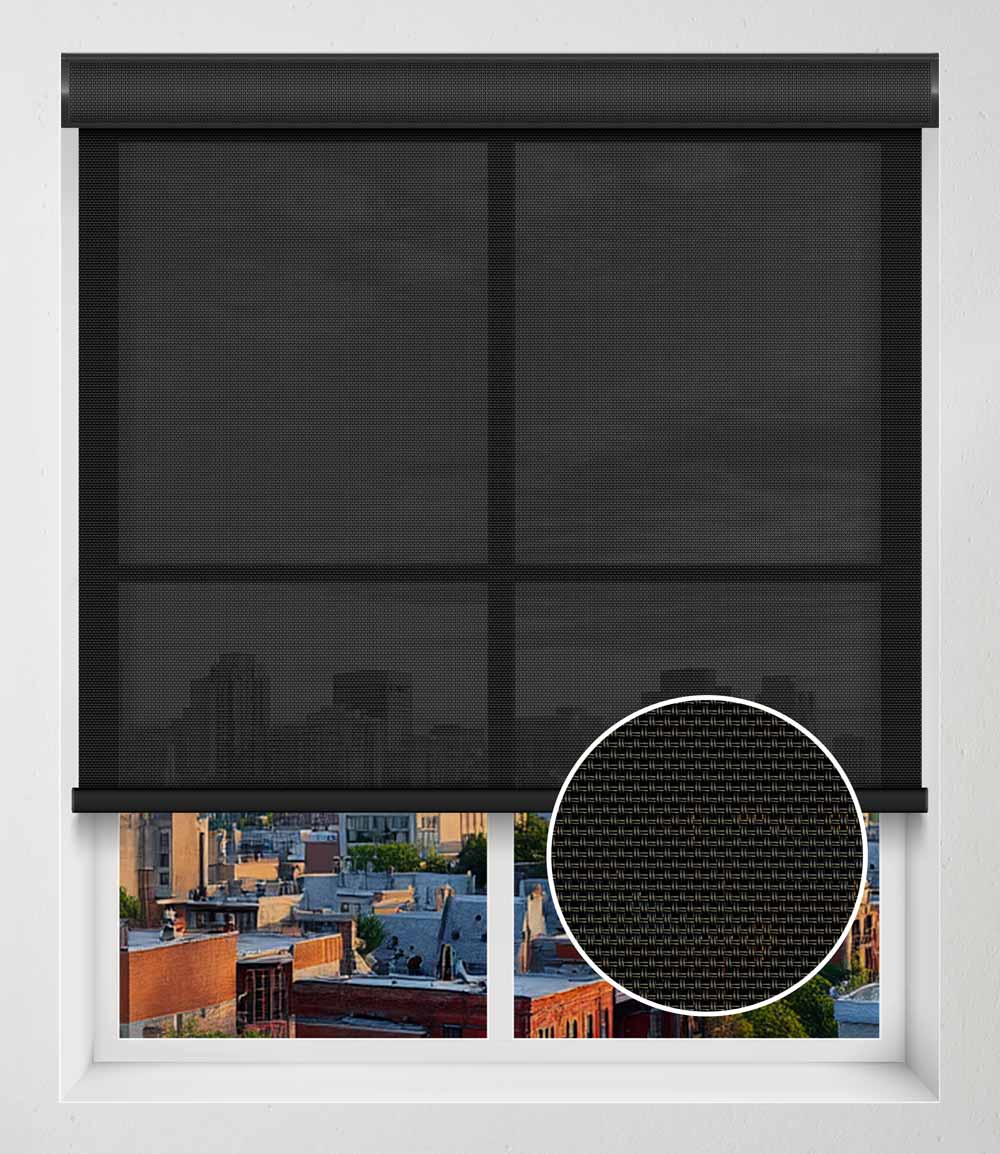 SOLAR SCREEN 6% - BLACK