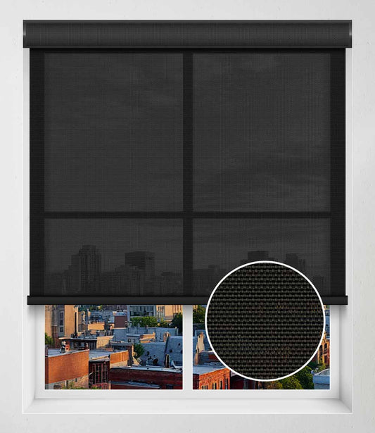 SOLAR SCREEN 6% - BLACK