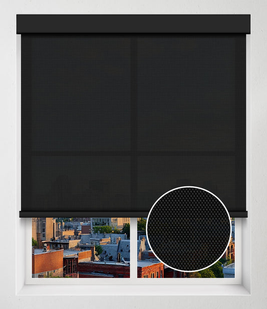 SOLAR SCREEN 1% - EBONY