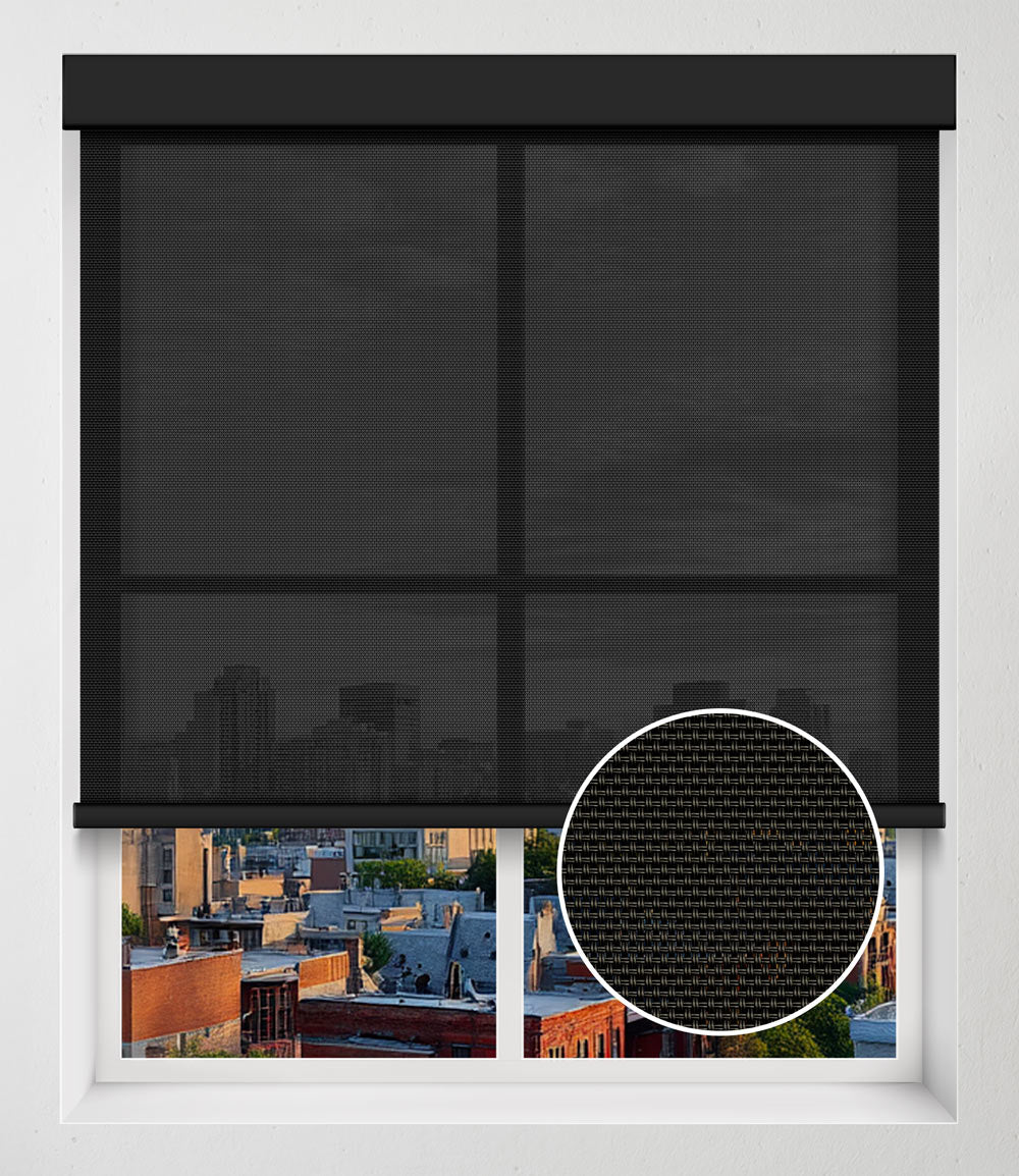 SOLAR SCREEN 6% - BLACK
