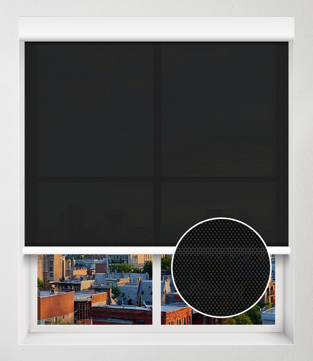SOLAR SCREEN 1% NO-DRILL - EBONY