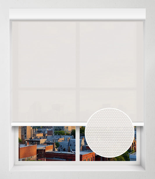 SOLAR SCREEN 1% NO-DRILL - IVORY