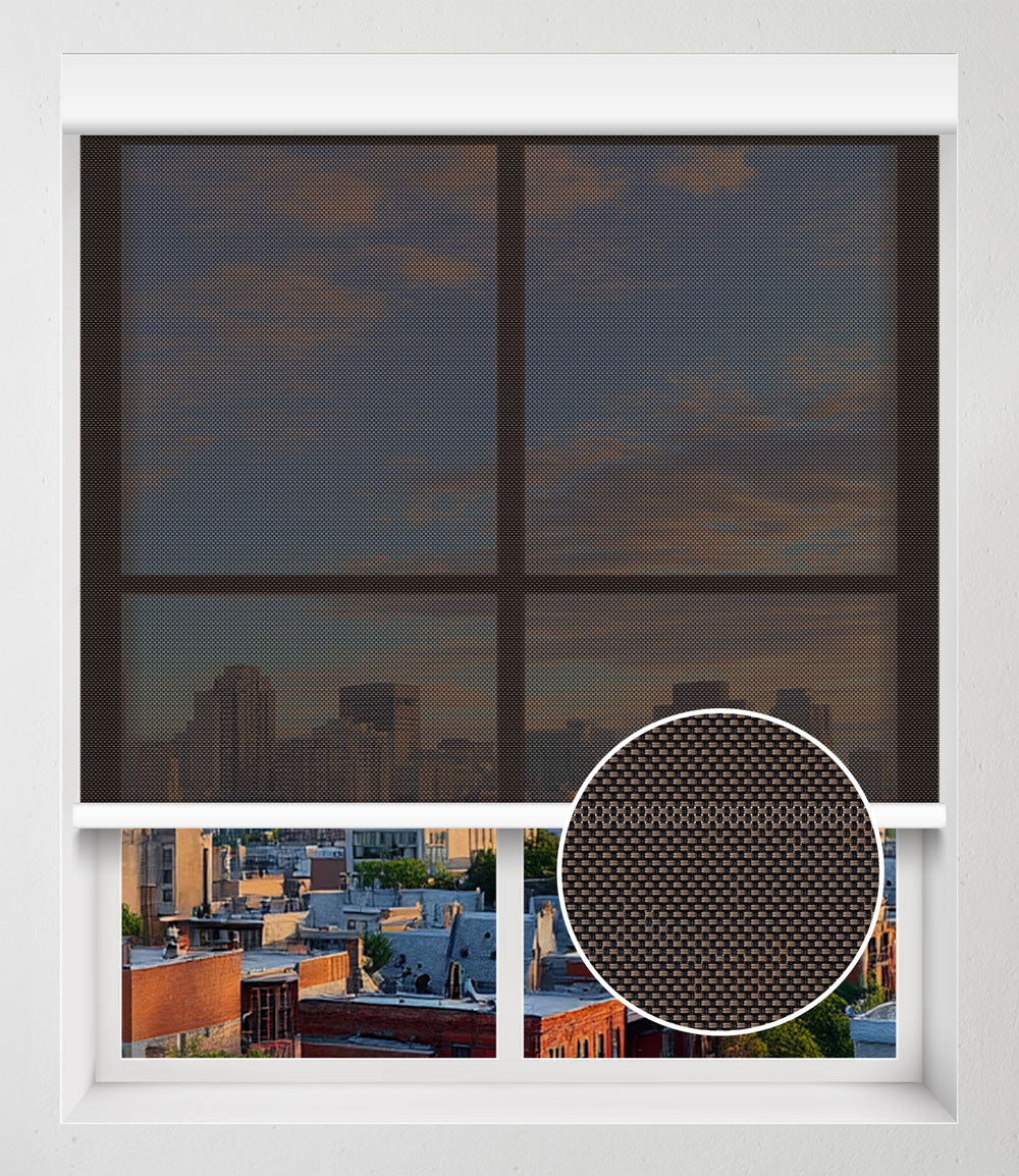 SOLAR SCREEN 5% NO-DRILL - TOBACCO