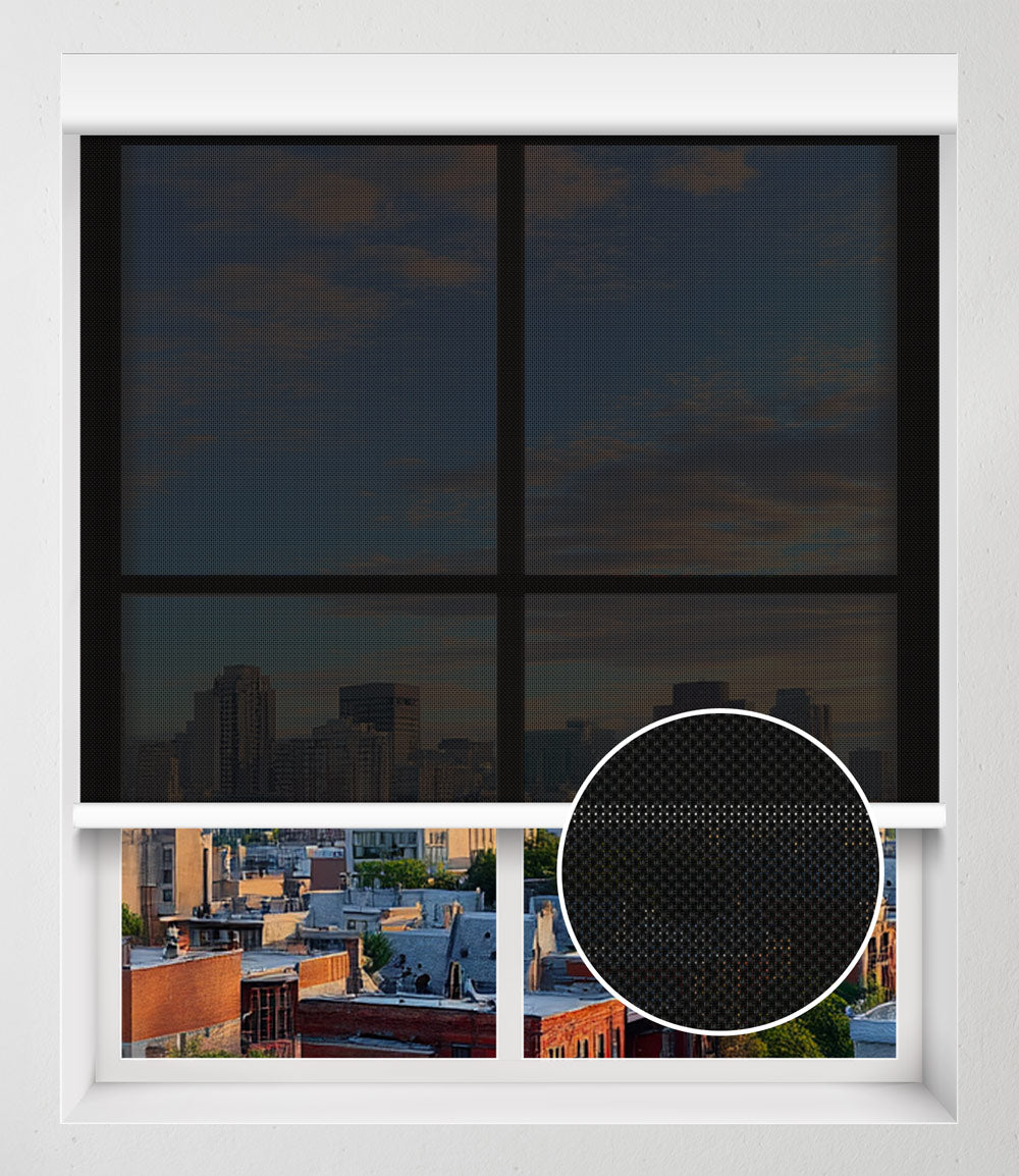 SOLAR SCREEN 5% NO-DRILL - EBONY