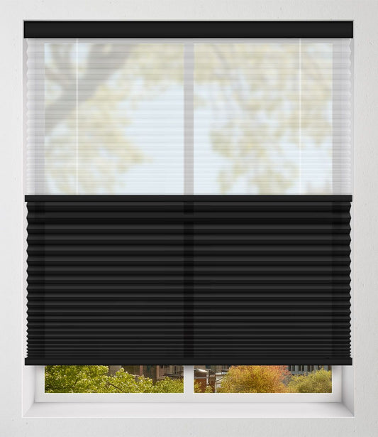 DAY & NIGHT - CELLULAR BLINDS LIGHT FILTERING - SATIN BLACK