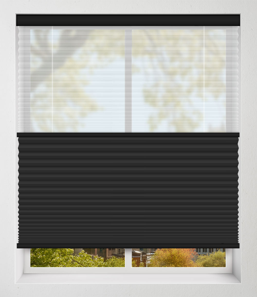 DAY & NIGHT - CELLULAR BLINDS BLACKOUT - GRAPHITE BLACK